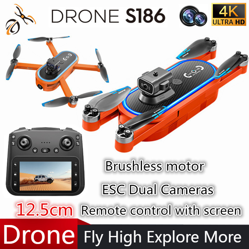 2025 S186 Drone Professional 4 - Drone Gimbal 评论和价格