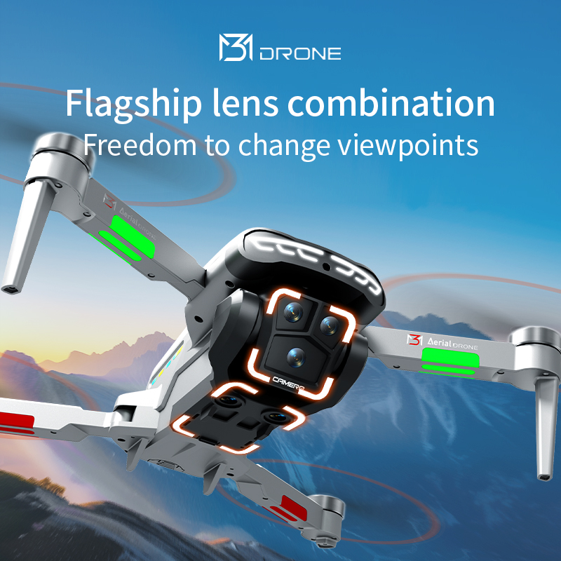 M3 Professional Drone 4K HD Ae - Drone Gimbal 评论和价格
